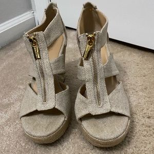 Tan Michael By Michael Kors Wedges